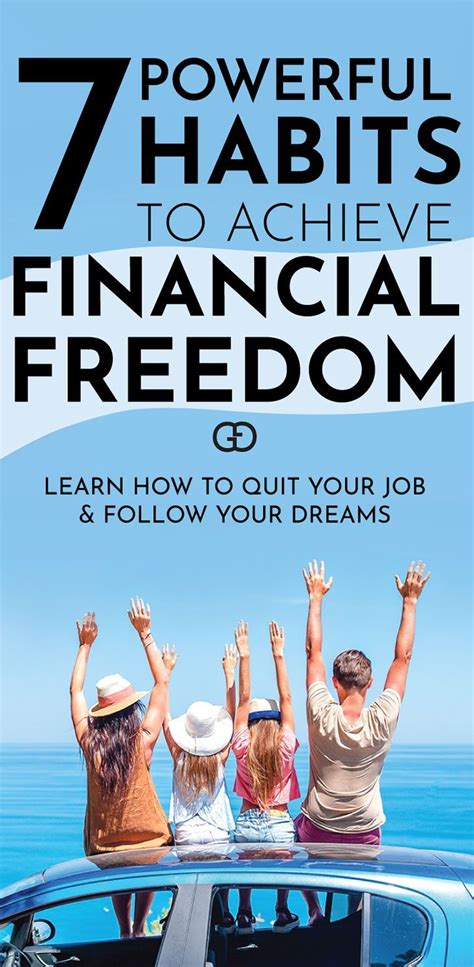 7 Easy Steps To Achieve Financial Freedom Financial Freedom Freedom