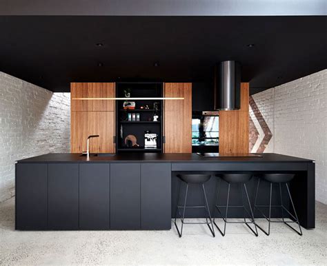 Natural wood kitchen cabinets gallery. 80 Black Kitchen Cabinets - The Most Creative Designs ...