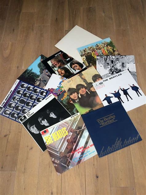 popsike.com - The Beatles Collection Vinyl records ( Blue Box set LPs Collection from the 70s ...