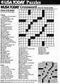 Usa Today Crossword Printable Version - Printable Crossword Puzzles Online