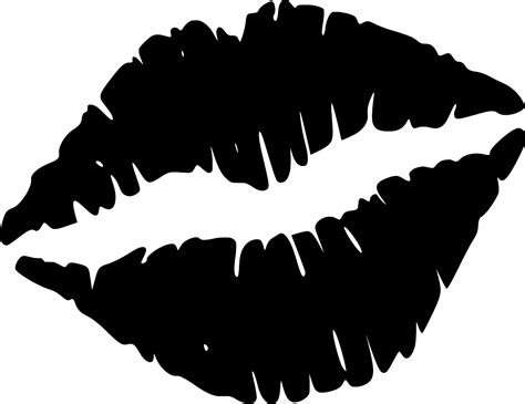 SVG Print Lips Kiss Love Free SVG Image Icon SVG Silh