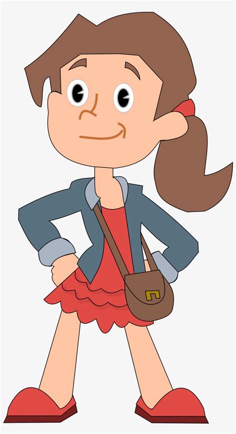 Clipart Girl Png Cartoon Clip Art At Clker Com Vector Animated Girl