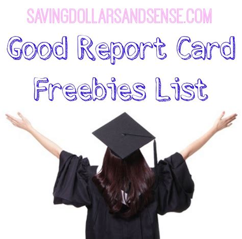 freebies for good report cards mommies with cents