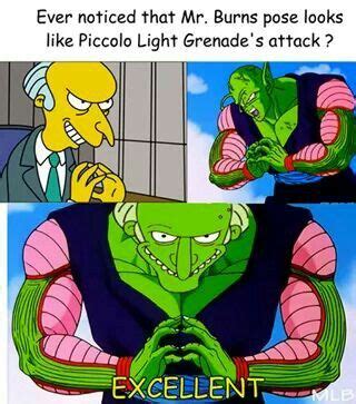 Planets being destroyed with the effort required to form a thought; Why do people have to make such comparisons? Piccolo is Burns? (With images) | Dbz funny, Dbz ...