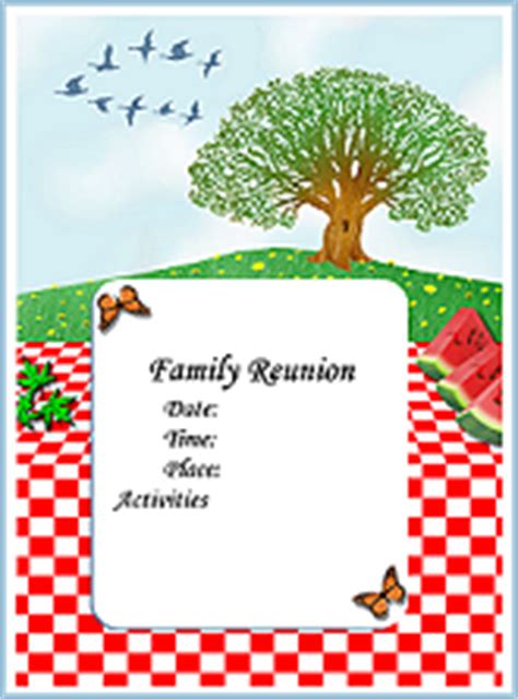 You can download easily online and make changes accordingly. Printable Family Reunion Booklet Flyers Invitations ...