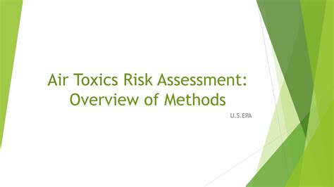 Pdf Air Toxics Risk Assessment Primer · Air Dispersion
