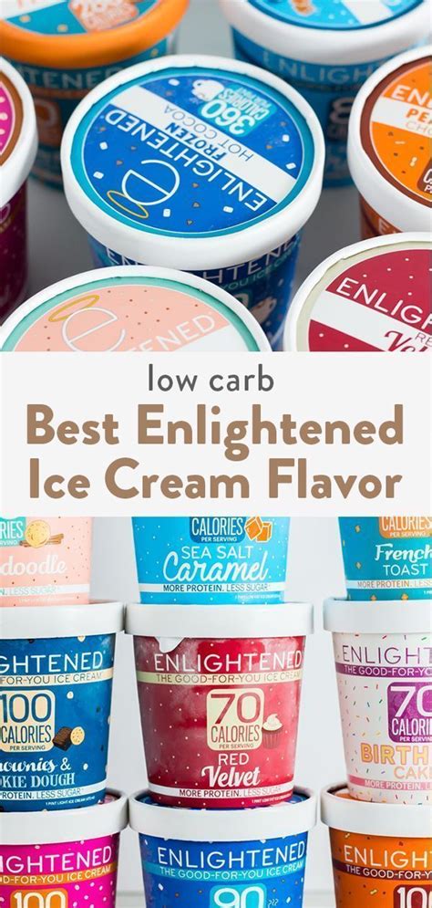 Combine the ingredients, pour them into a shallow pan or cookie sheet, and place them in the freezer until set. The Best And Worst Of Enlightened Ice Cream in 2020 | Low ...