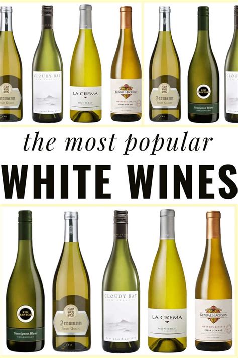 Best White Wine The Most Popular White Wines For Beginners White