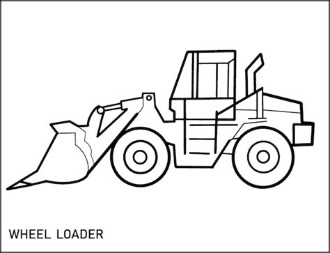 Front End Loader Coloring Pages For Kids