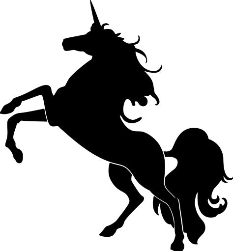 Unicorn Silhouette Images At Getdrawings Free Download