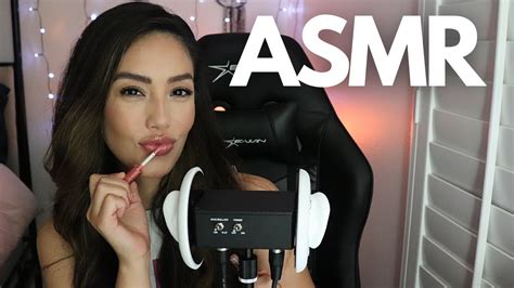 Asmr Lip Gloss Application Ear Kisses Personal Attention With Mouth