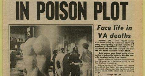 The post offers several ways to securely send information and documents to journalists. Newspaper headline (2 nurses guilty in poison plot, The ...