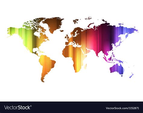 Concept Of Global Business With World Map Vector Image