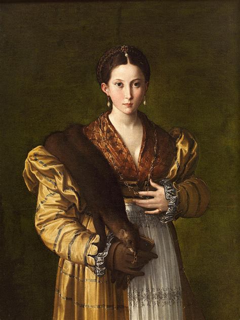 Portrait Of A Young Woman Called Antea 1 Painting By Parmigianino