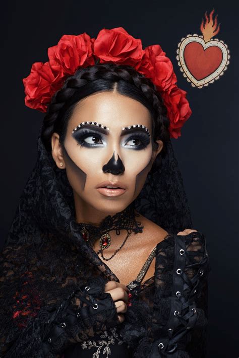 Day Of The Dead Makeup Glam — Backstage Makeup Professionals Dead Makeup Halloween Makeup