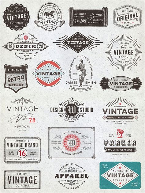 Logo Vintage Vintage Graphic Design Vintage Branding Vintage Labels