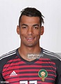 Ahmed Reda Tagnaouti of Morocco poses during the official FIFA World ...