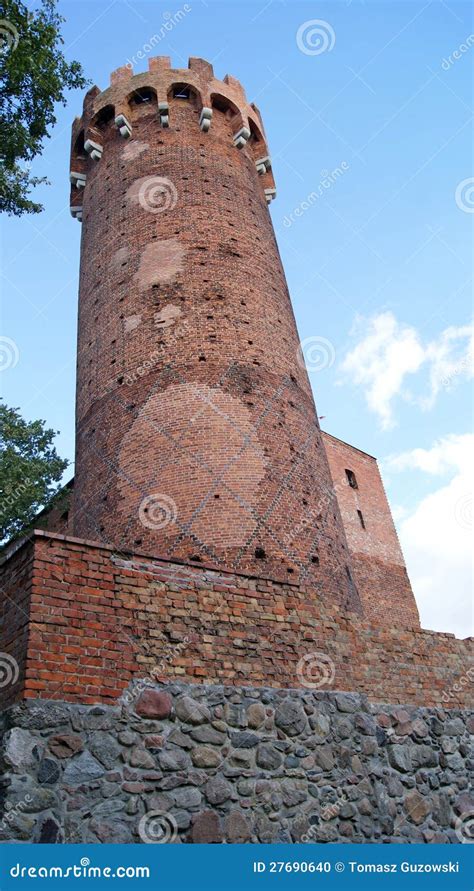 Medieval Teutonic Castle In Poland Stock Photo Image Of Brick