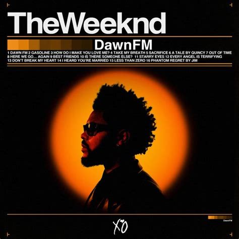 Dawn Fm In Trilogy Style The Weeknd Albums The Weeknd Poster The