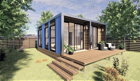 Cube 1 Timber Modular Home With 1 Bedroom Modular And Tiny Homes Nz