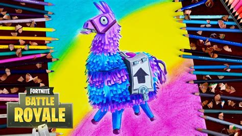 We shop and deliver, and you enjoy. Drawing Fortnite Battle Royale Llama - Loot Supply Drop ...