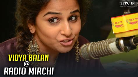 Vidya Balan Radio Mirchi For Kahaani 2 Promotions Tfpc Youtube
