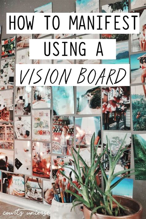 how to manifest using a vision board creating a vision board how to manifest making a vision