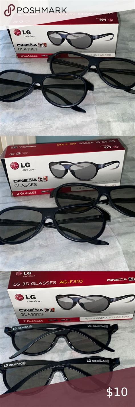 Lg Ag F310 Cinema 3d Glasses Set Of 2 Navy Polka Dots Cinema Glasses