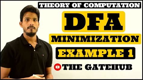 Dfa Minimization Example 1 Minimization Of Dfa In Toc Gate Cse