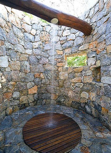 30 Outdoor Shower Design Ideas Showing Beautiful Tiled And