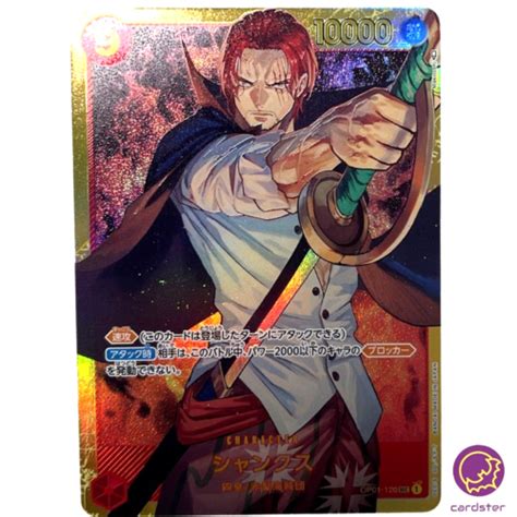 Shanks Op Secret Sec Romance Dawn One Piece Card Game Japanese Tcg Ebay