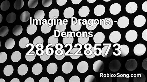 Roblox Song Codes Imagine Dragons