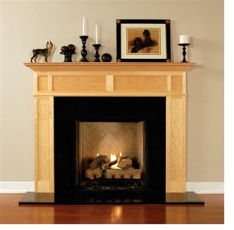 Wood Fireplace Mantels For Fireplaces Surrounds Design The Space