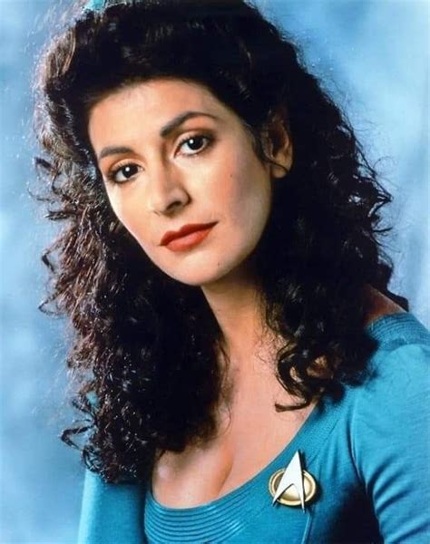 Counselor Deanna Troi Played By Marina Sirtis The Next Generation Series Marina Sirtis