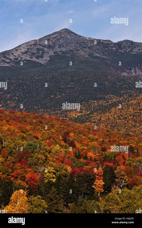 New Hampshire Autumn Mount Adams Mount Washington Auto Road Fall