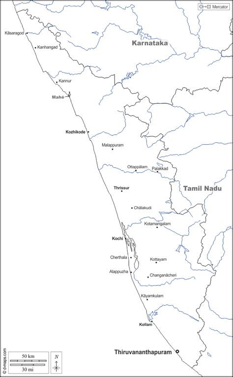Lightning incidence map of kerala. Kerala free map, free blank map, free outline map, free base map boundaries, hydrography, main ...