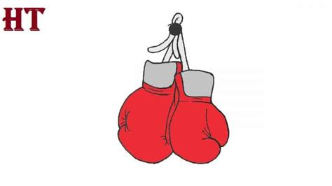 How To Draw Boxing Gloves Step By Step