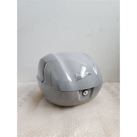 Jual Top Box Grey Materia Vespa Sprint S Original Shopee Indonesia