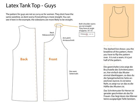 How To Make A Latex Tank Top For Men And Women Making Latex Clothing