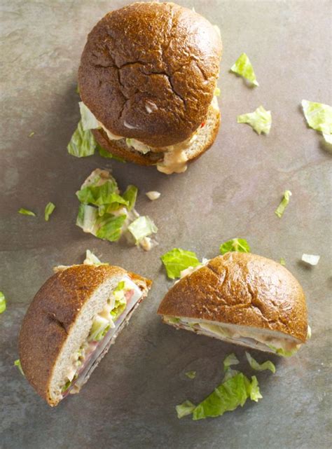Turkey Cheeseburgers With Provolone And Thousand Island Dressing
