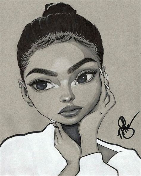 Pin By Duchess 👑 On Yeah Arts Drawings Of Black Girls Art Drawings