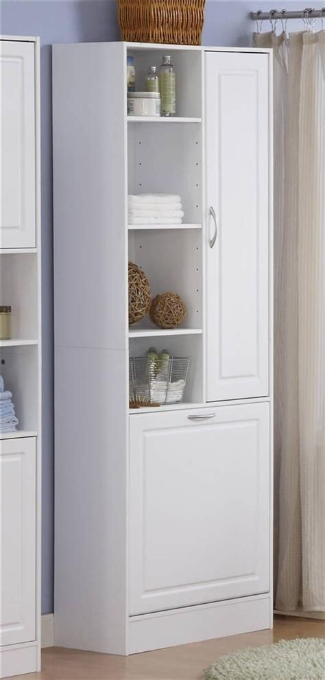 Tall Bathroom Cabinet With Hamper