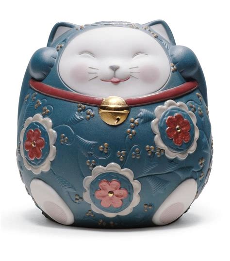 Lladró Maneki Neko Ii Figurine Harrods Us