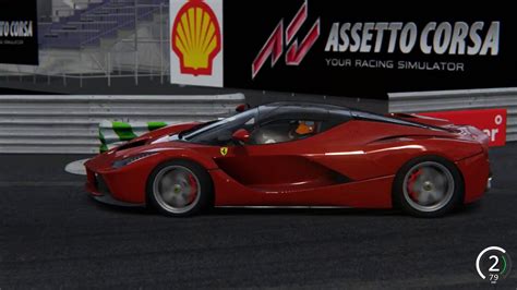 Ferrari LaFerrari Hotlap In Monaco Assetto Corsa YouTube