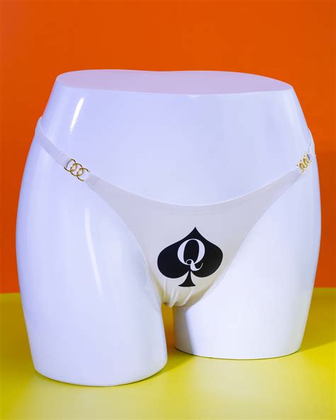 Bbc Seamless Queen Of Spades Hotwife Women Qos Thong Panty Etsy