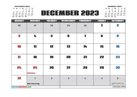 Printable 2023 Calendar With Holidays And Notes Printable 2023