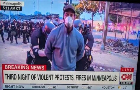 Cnn Reporter And Camera Crew Arrested As They Reported Live From Protests