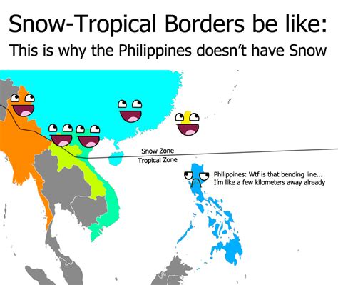 Map Why Does The Philippines Doesnt Have Snow Infographictv