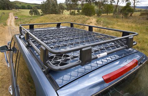 The holes at the ends are drilled all the way through so they can bolt together. ARB Aluminum Alloy Roof Rack - Nissan Off Road & 4x4 Parts Blog