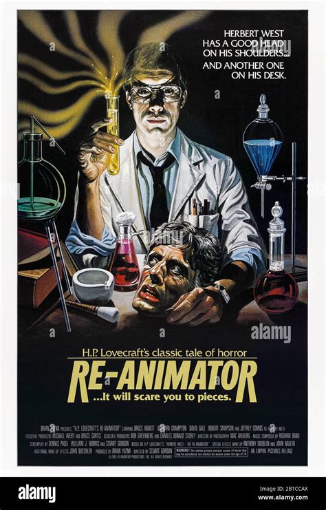 Re Animator Directed By Stuart Gordon And Starring Jeffrey Combs